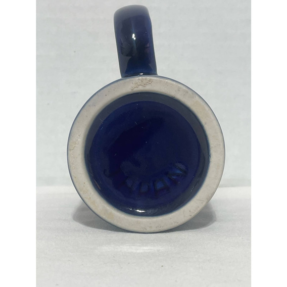 Vintage Blue Dipped Coffee Mug - Picture 5 of 5